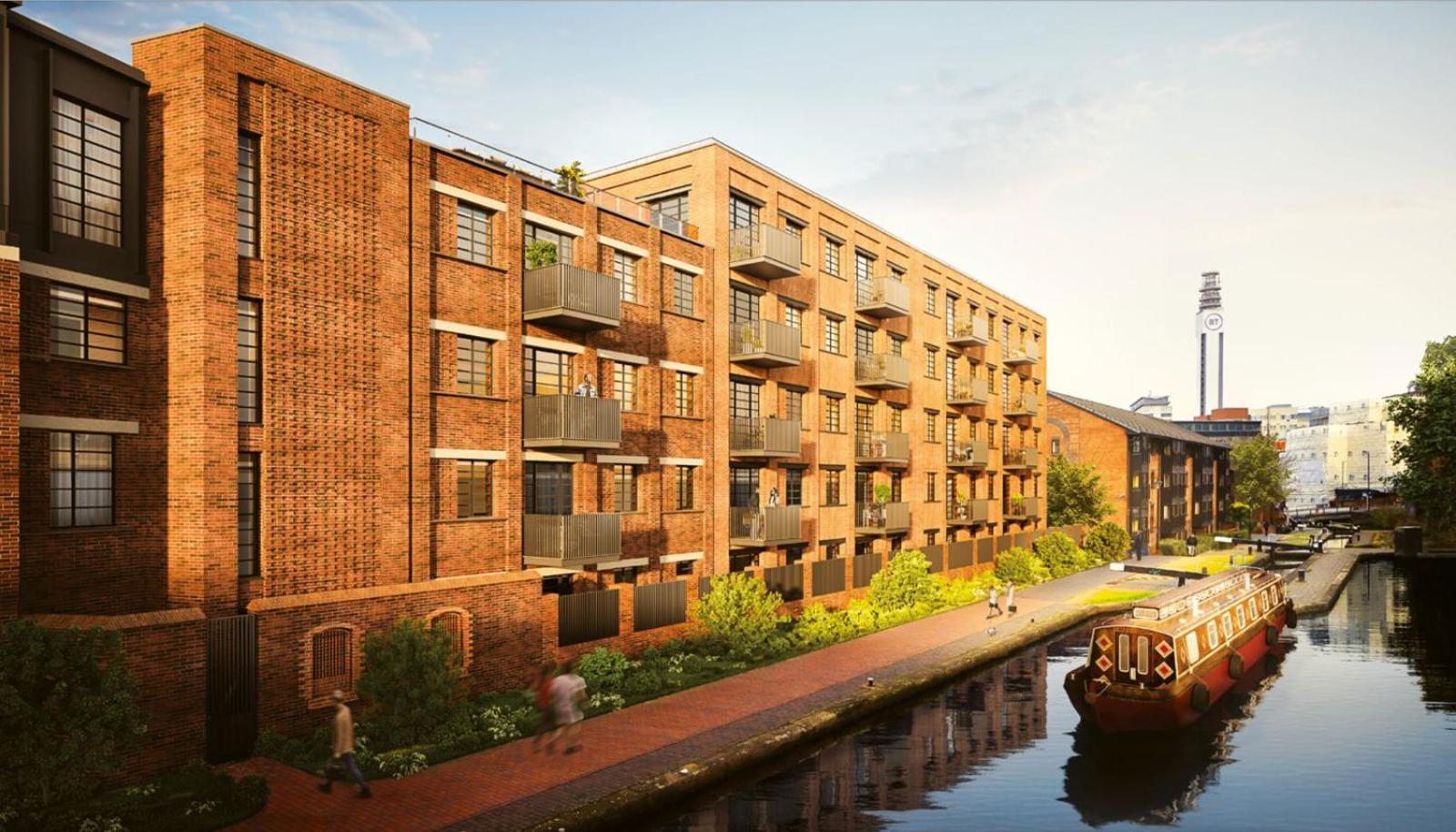 Luxury City & Canal View Stylish Pad, Family, Contractors, Fast Wifi Birmingham Bagian luar foto